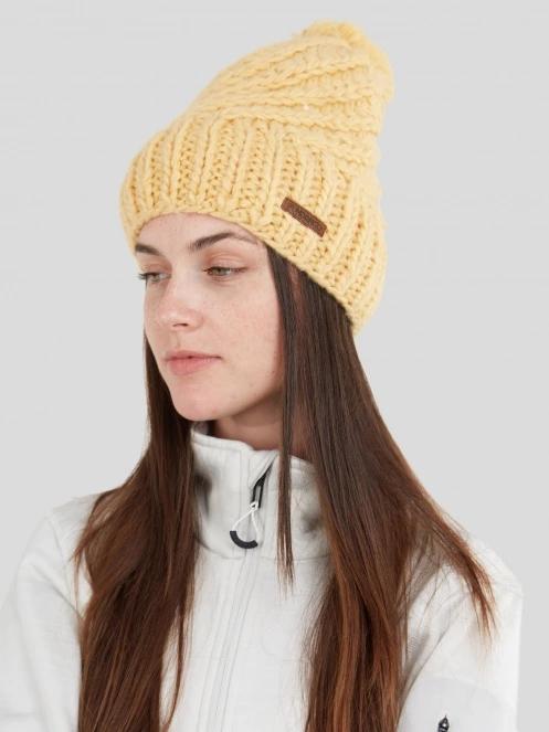 caciula cu mot pt. femei Fundango Glen Beanie galben 3