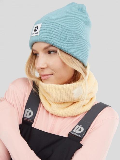 esarfa tubulara Fundango Elion Neckwarmer galben 3