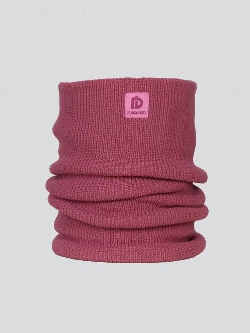 esarfa tubulara Fundango Elion Neckwarmer roz 2