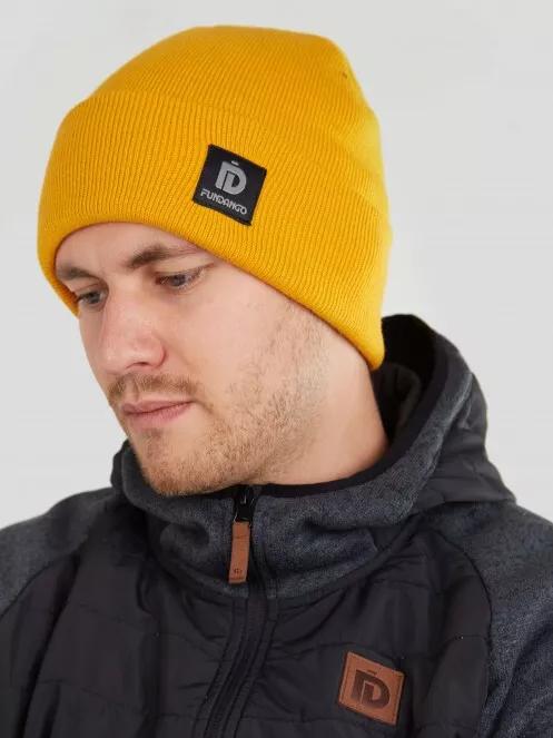 caciula tricotata Fundango Nahu Beanie galben 3