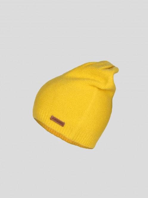 caciula tricotata pt. femei Fundango NARA Beanie galben 2