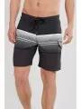 sort de plaja pt. barbati Fundango Salimu Boardshort negru 1