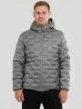 jacheta de strada pt. barbati Fundango Smoke Hooded Jacket gri 1