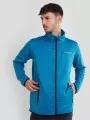 pulover polar pt. barbati Fundango Jefferson Fleece Jacket albastru deschis 1