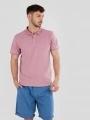 tricou cu guler pt. barbati Fundango Incognito Mono Poloshirt violet 1