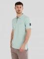 tricou cu guler pt. barbati Fundango Molton Poloshirt albastru deschis 1