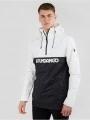 haine de ploaie pt. barbati Fundango Salmo Logo Anorak alb 1