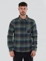camasa cu maneci lungi pt. barbati Fundango Harris Shirt albastru 1