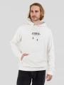 pulover pt. barbati Fundango Kronos Hooded Sweatshirt alb 1