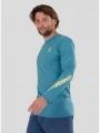 lycra cu maneci lungi pt. barbati Fundango Manado Long II Rashguard verde 1
