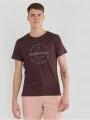 tricou cu maneci scurte pt. barbati Fundango Basic - T Logo-4 T-shirt rosu 1