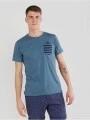 tricou cu maneci scurte pt. barbati Fundango Jaggy Pocket T-shirt albastru 1