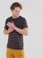 tricou cu maneci scurte pt. barbati Fundango Jaggy Pocket T-shirt gri 1