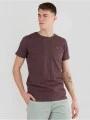 tricou cu maneci scurte pt. barbati Fundango Jaggy Structured T-Shirt rosu 1