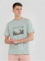 tricou cu maneci scurte pt. barbati Fundango Talmer T-shirt verde 1