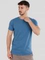 tricou cu maneci scurte pt. barbati Fundango Jaggy Structured T-Shirt albastru 1