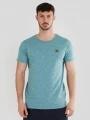 tricou cu maneci scurte pt. barbati Fundango Jaggy Structured T-Shirt albastru deschis 1
