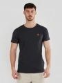 tricou cu maneci scurte pt. barbati Fundango Jaggy Structured T-Shirt negru 1