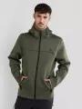 pulover cu gluga pt. barbati Fundango Hamal Tech Hoodie oliv 1
