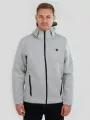 pulover cu gluga pt. barbati Fundango Hamal Tech Hoodie gri 1