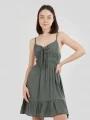 rochie pt. femei Fundango Sarah Mono Dress oliv 1