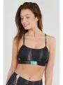 sutien pentru sport pt. femei Fundango Cane Mid Support Sportbra multicolor 1