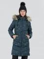 jacheta de iarna pt. femei Fundango Puppis Padded Jacket verde 1
