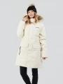 jacheta de iarna pt. femei Fundango Georgina Parka Jacket galben 1