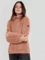 pulover cu gluga pt. femei Fundango Olivia Pile Jacket roz 1