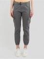 pantaloni de strada cu buzunare laterale pt. femei Fundango Alina Cargo Pants verde 1
