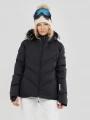 geaca de schi matlasata pt. femei Fundango Elyra Fur Padded Jacket negru 1