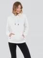 pulover cu gluga pt. femei Fundango Mirage Hooded Sweatshirt nisip 1