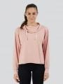 pulover cu gluga pt. femei Fundango Helka Sweatshirt roz 1