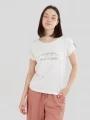 tricou cu maneci scurte pt. femei Fundango Atmos T-shirt alb 1