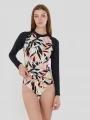 lycra cu maneci lungi pt. femei Fundango Joyce Long Sleeve Rashguard negru 1
