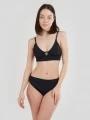 sutien bikini pt. femei Fundango Sahara V-neck Cami Top negru 1