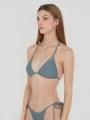 sutien bikini pt. femei Fundango Innisfil Triangle Jacquard Top verde 1