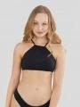 sutien bikini pt. femei Fundango Hogg High Neck Top negru 1