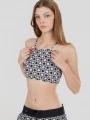 sutien bikini pt. femei Fundango Hogg High Neck Top negru 1