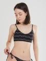 sutien bikini pt. femei Fundango Moana Classic Top negru 1