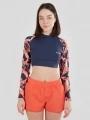 sutien bikini pt. femei Fundango Amelia Surf Top roz 1