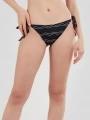 chiloti bikini pt. femei Fundango Innisfil Ties-side Bottoms negru 1