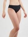 chiloti bikini pt. femei Fundango Sahara Mid Waist Full Bottoms negru 1