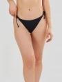 chiloti bikini pt. femei Fundango Innisfil Ties-side Jacquard Bottoms negru 1