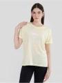 tricou cu maneci scurte pt. femei Fundango Nissa T-shirt galben 1