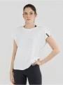 tricou pentru sport, cu maneci scurte pt. femei Fundango Hanabi T-shirt alb 1