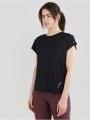 tricou pentru sport, cu maneci scurte pt. femei Fundango Hanabi T-shirt negru 1