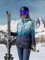 geaca de schi pt. femei Fundango Pumila Padded Jacket albastru deschis 1