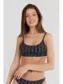 sutien bikini pt. femei Fundango Moana Bralette Top negru 1