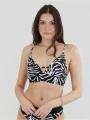 sutien bikini pt. femei Fundango Sahara V-neck Cami Top negru 1